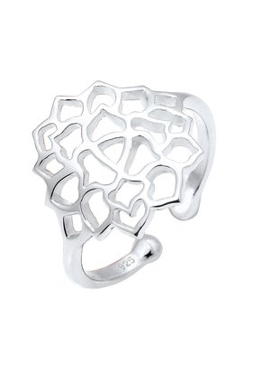 ORNAMENET FLOWER LOTUS - Ring - silber