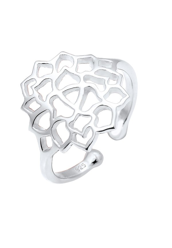 ORNAMENET FLOWER LOTUS - Ring - silberfarben