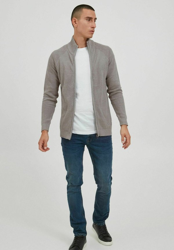 PRSteffan - Cardigan - gray melange4