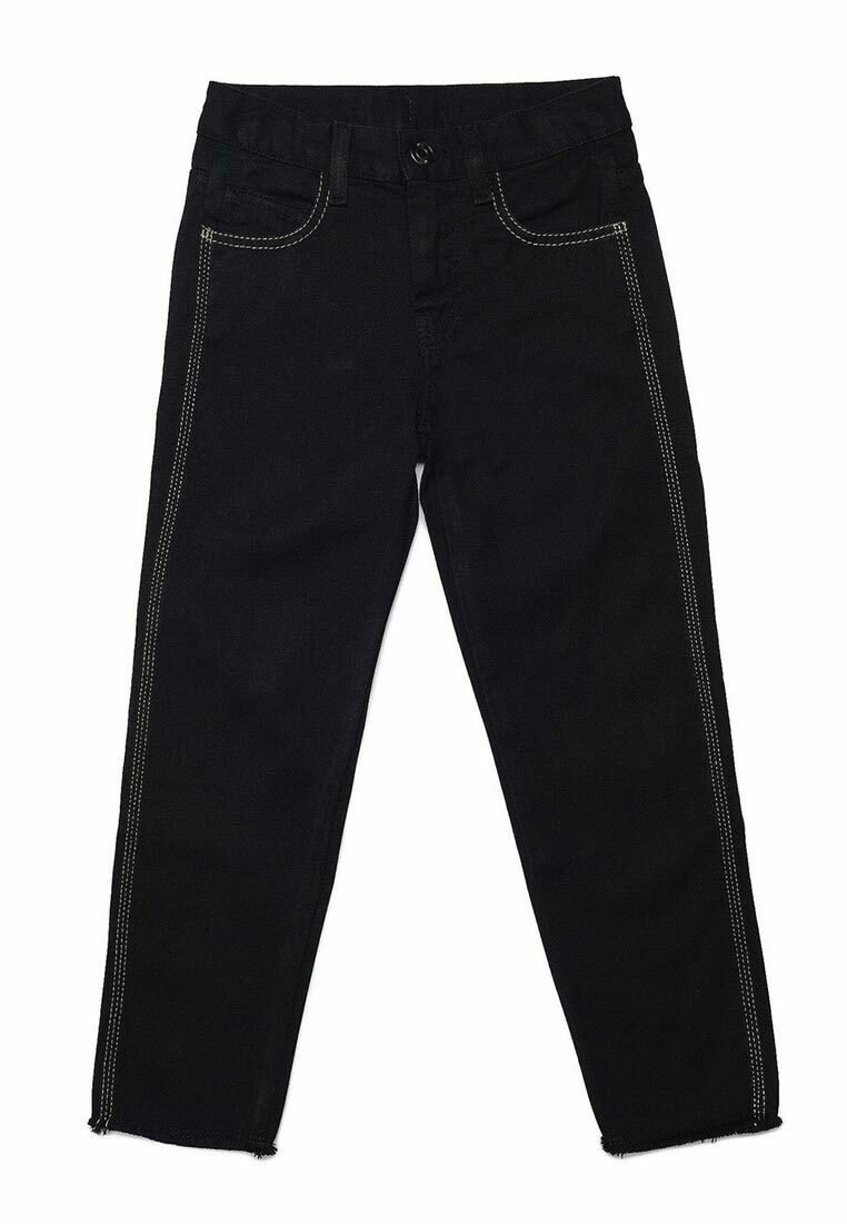 Kinder Bekleidung | N°21 SPORTIVI CON RICAMO Jeans Straight Leg nero/schwarz - SG50627 Kinder Bekleidung | N°21 SPORTIVI CON RICAMO Jeans Straight Leg nero/schwarz - SG50627