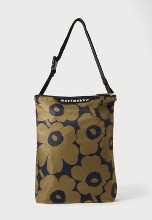 Marimekko, NEAT CROSSBODY UNIKKO - Чанта за пазаруване - olive green/dark blue