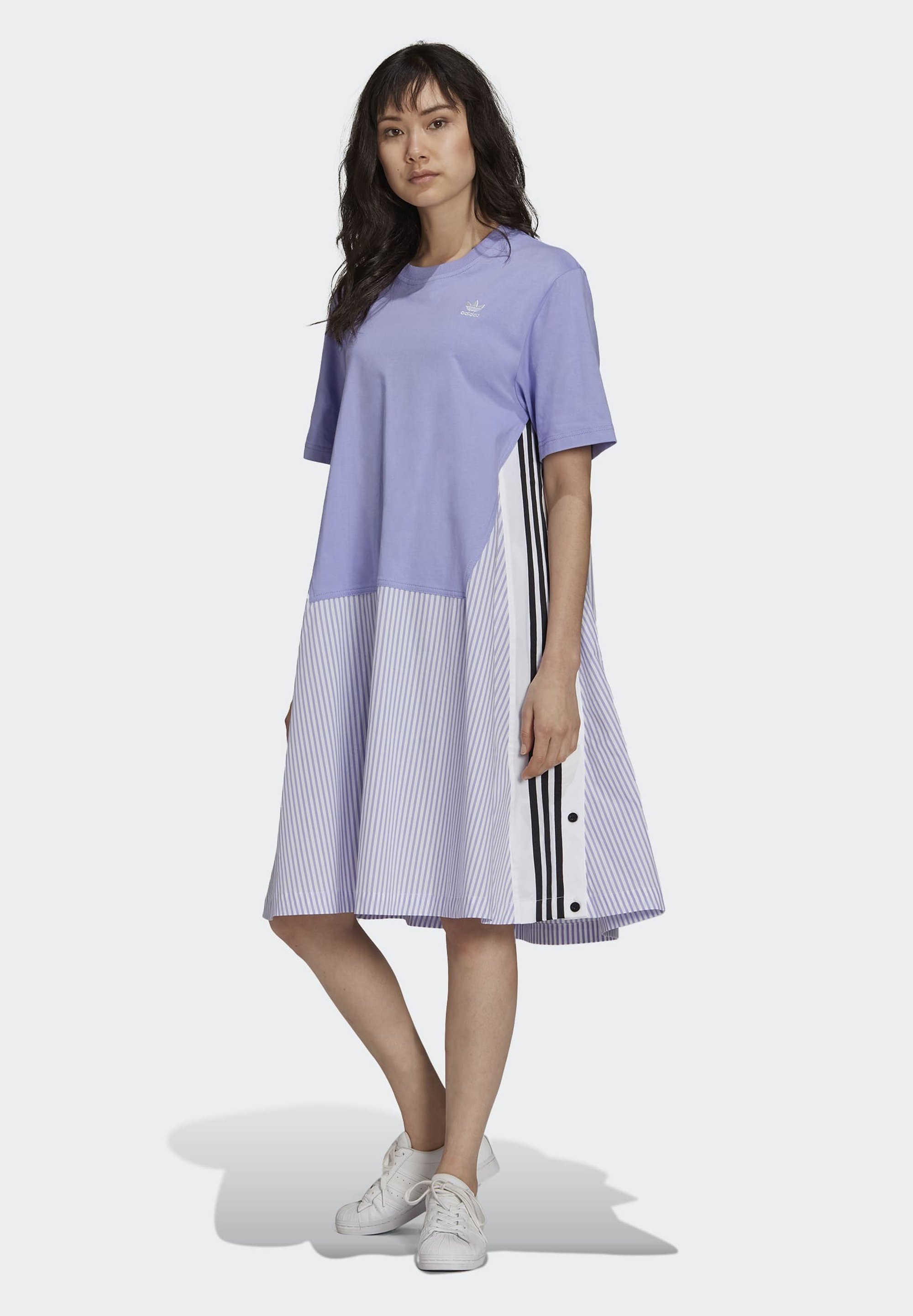 Adidas Originals Dry Clean Only Xshirt Dress Jersey Light Purple Zalando Co Uk 