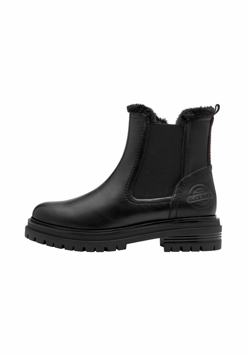 s.Oliver CHELSEA - Botas para la nieve - black