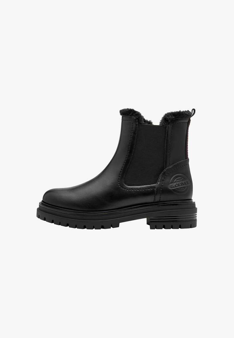 s.Oliver CHELSEA - Zimski škornji - black