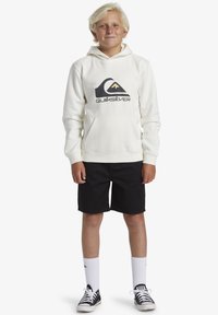Quiksilver BIG LOGO  - Felpa con cappuccio - snow white