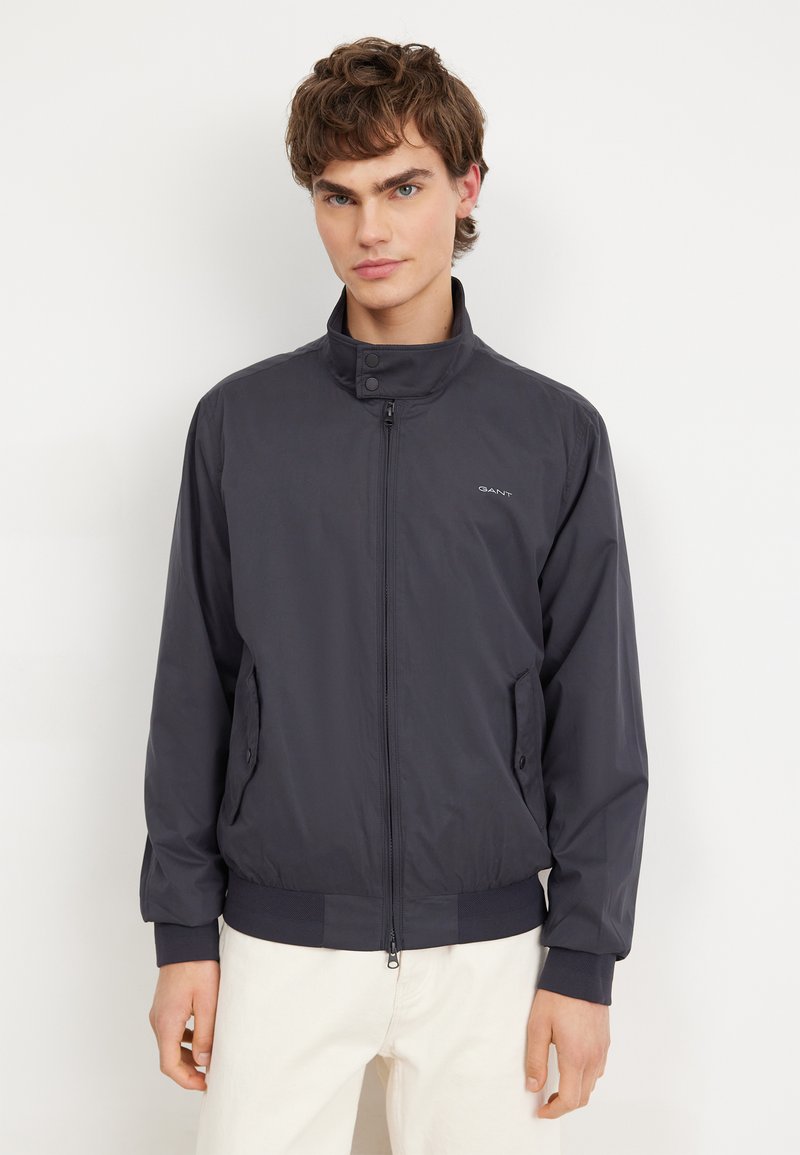 GANT - LIGHTWEIGHT HARRINGTON JACKET - Veste mi-saison - black, Agrandir