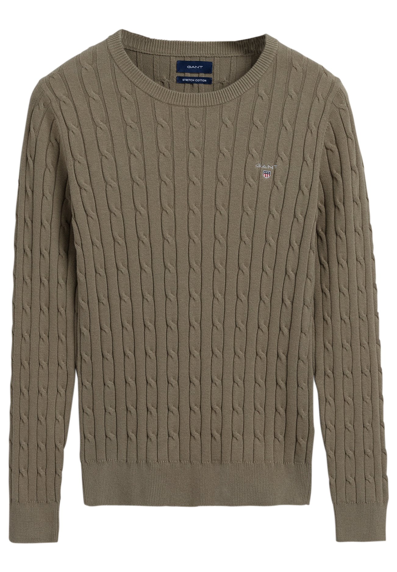 Damen STRETCH COTTON CABLE C-NECK - Strickpullover Damen STRETCH COTTON CABLE C-NECK - Strickpullover