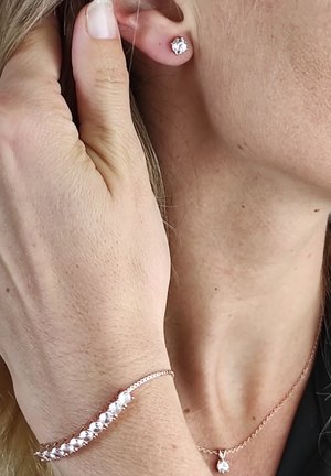 MYC Paris PARURE MARY MIA SET - Orecchini - couleur or rose / cristal