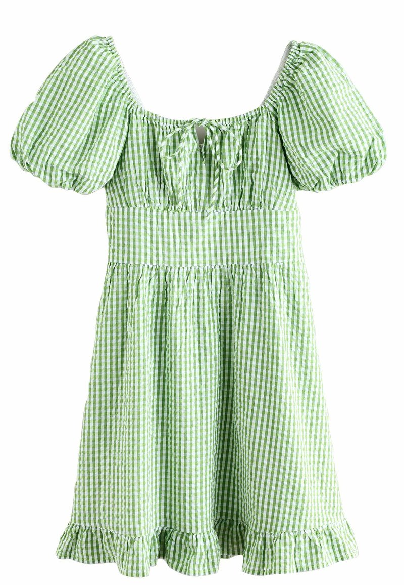slim fit dress slacks Pauline Green Embroidered Short Dress