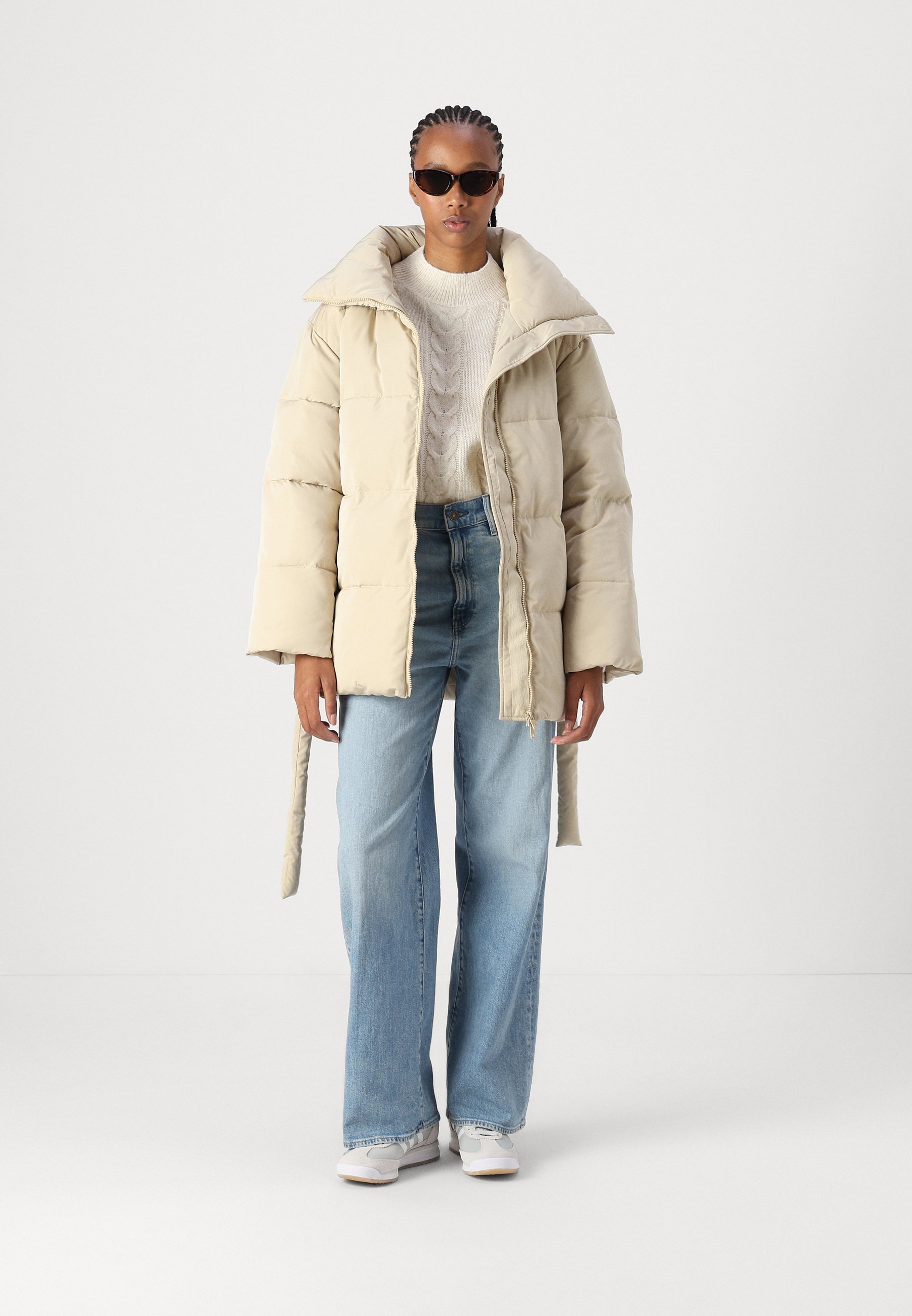 MSCH Copenhagen ALECTA BELT JACKET - Winter jacket - fields of rye