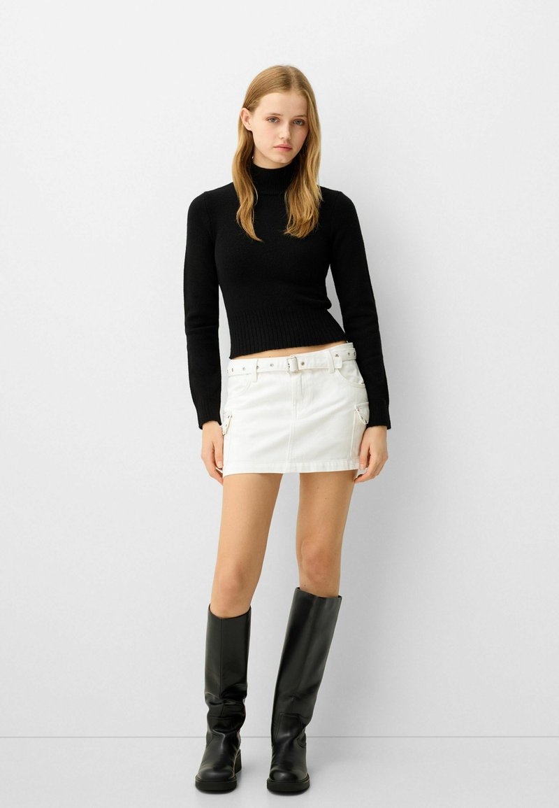 Bershka Minirok wit Bershka Minirok wit