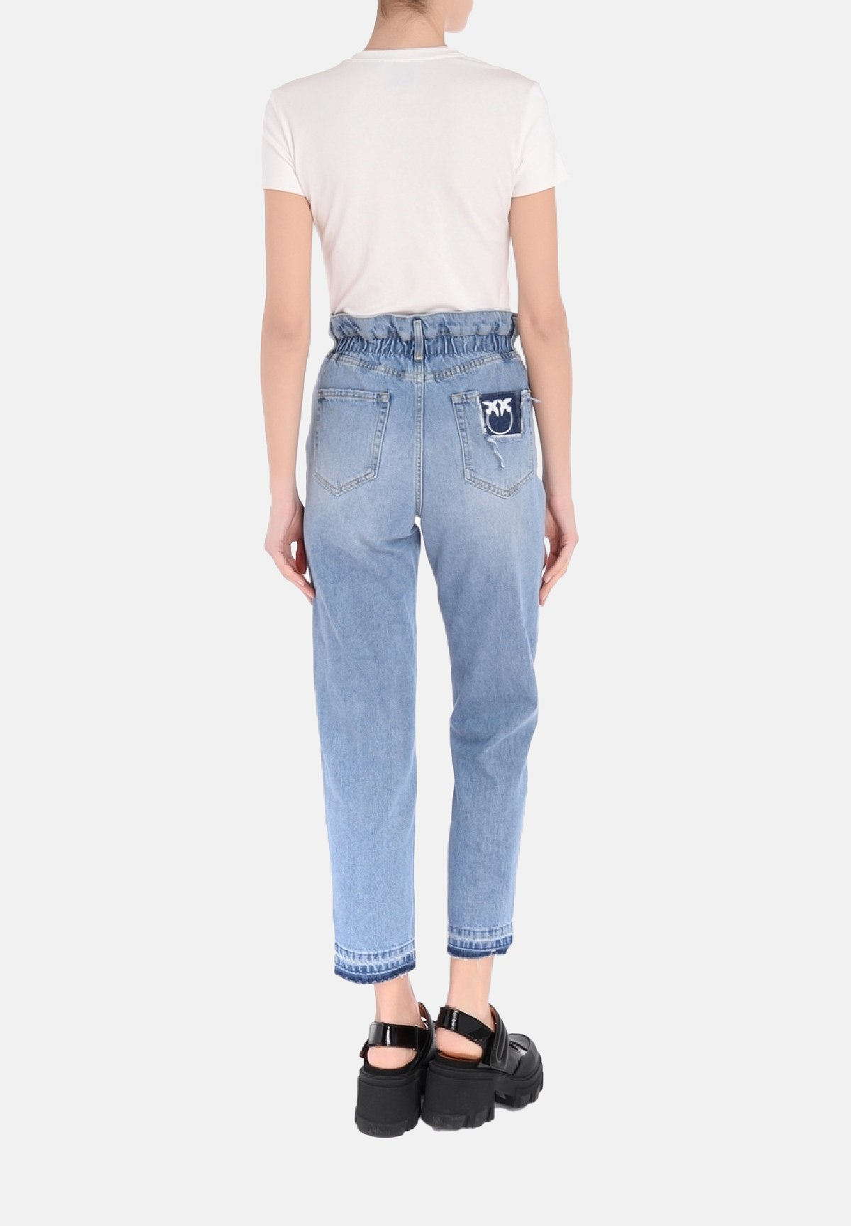 Pinko CON STRASS - T-shirt con stampa - bianco - Zalando.it