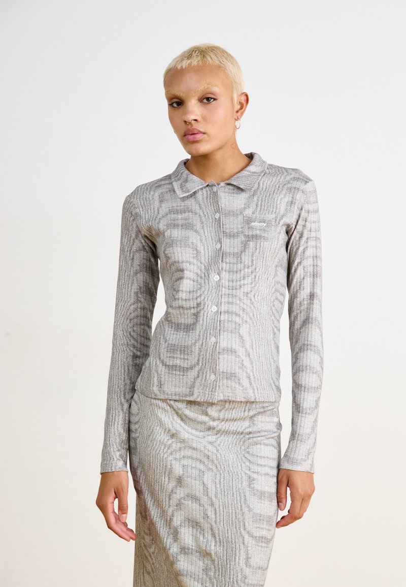Obey Clothing NOISE - Skjortebluse - blanc multi