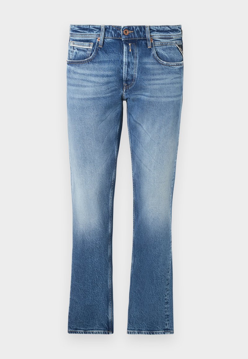 Replay GROVER PANTS - Jean droit - medium blue/denim bleu - ZALANDO.FR
