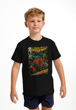 Henry Tiger, SPIDER-MAN COMICS SPIDEY FRONT COVER - T-shirt print - black