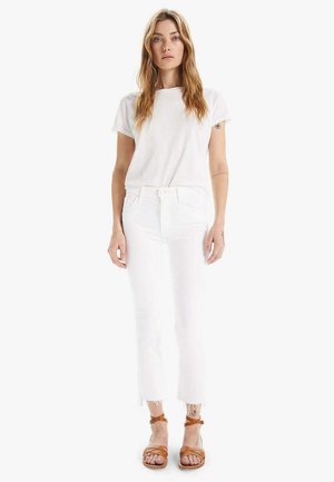 THE INSIDER CROP STEP FRAY FAIREST OF THEM ALL - Vaqueros bootcut - bianco