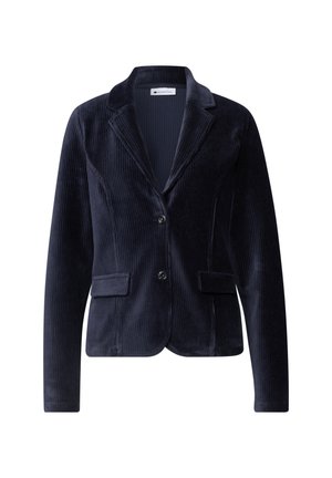 Street One, BLAZER AUS CORD MIT REVERSKRAGEN UND KNÖPFEN - Blazer - indigo night
