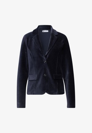 Street One, BLAZER AUS CORD MIT REVERSKRAGEN UND KNÖPFEN - Blazer - indigo night