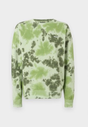 TIE DYE LOGO CREW UNISEX - Sweatshirt - green