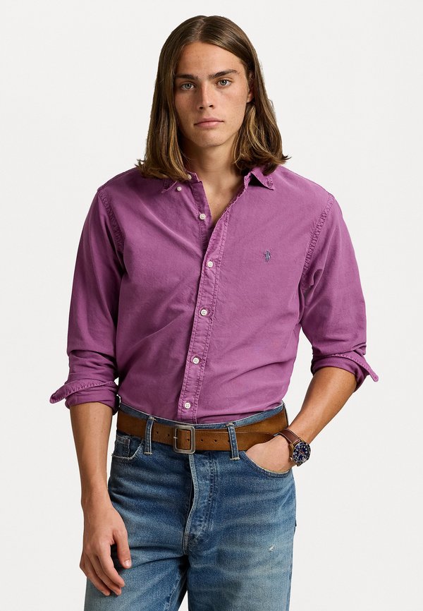 SLIM FIT GARMENT-DYED OXFORD SHIRT - Shirt - tea rose