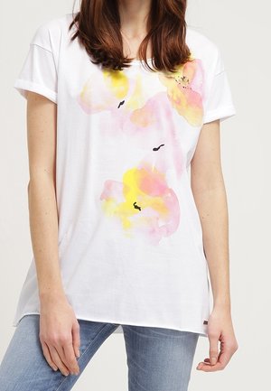 T-shirt print - white