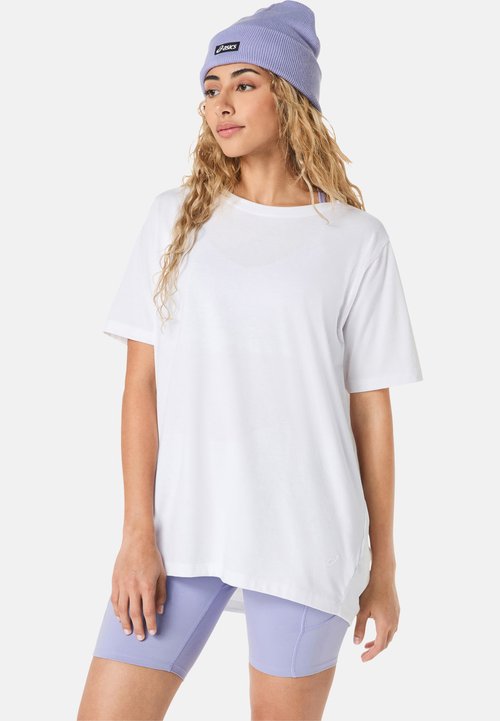ASICS NAGINO OVERSIZED SHORT SLEEVE TOP NAGINO OVERSIZED SHORT SLEEVE TOP - Basic T-shirt - brilliant white — foto 4