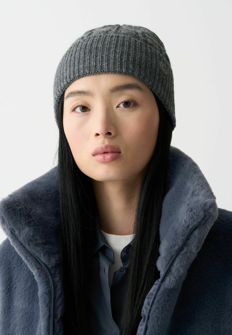 Colmar Originals UNISEX CABLE-KNIT - Čiapka - Dark grey