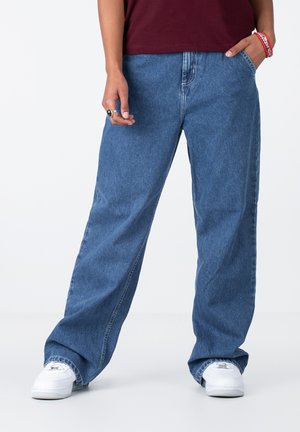 SIMPLE PANT NORCO - Široke kavbojke - blue stone washed