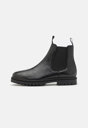 LEATHER - Classic ankle boots - black