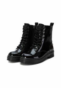 XTI Botines con cordones - black