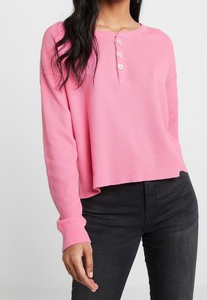 Langærmet T-shirt - pink