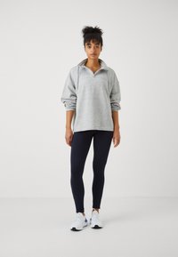 Champion ICONS HALF ZIP SMALL C LOGO - Melegítőfelső - grey