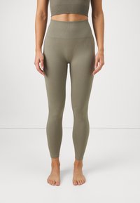 Björn Borg STUDIO SEAMLESS - Leggingek - vetiver