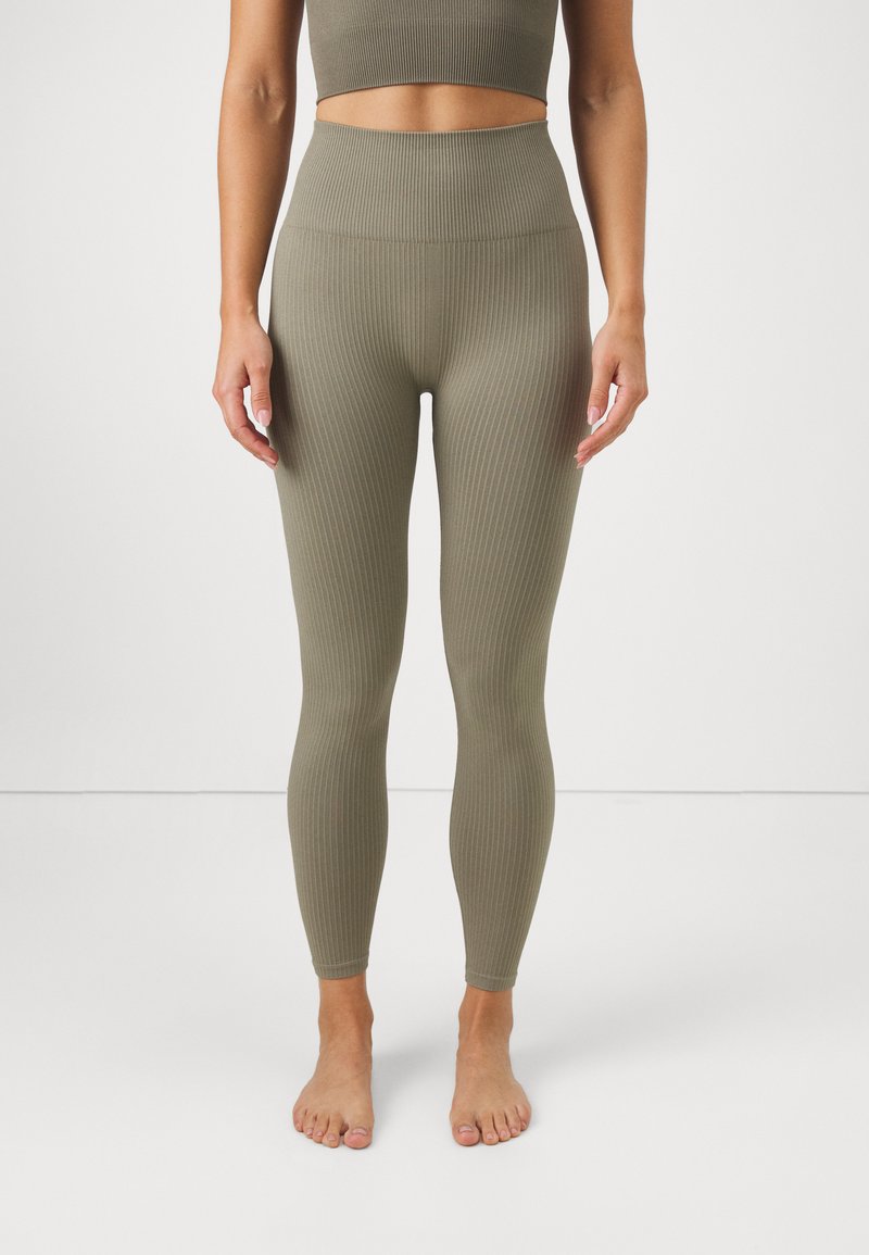Björn Borg STUDIO SEAMLESS - Leggingek - vetiver