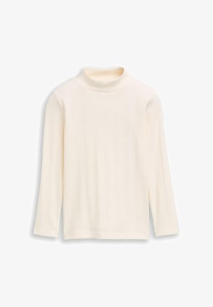 POINTELLE MIT ROLLKRAGEN - Ilgarankovis viršutinės dalies drabužis - wool white