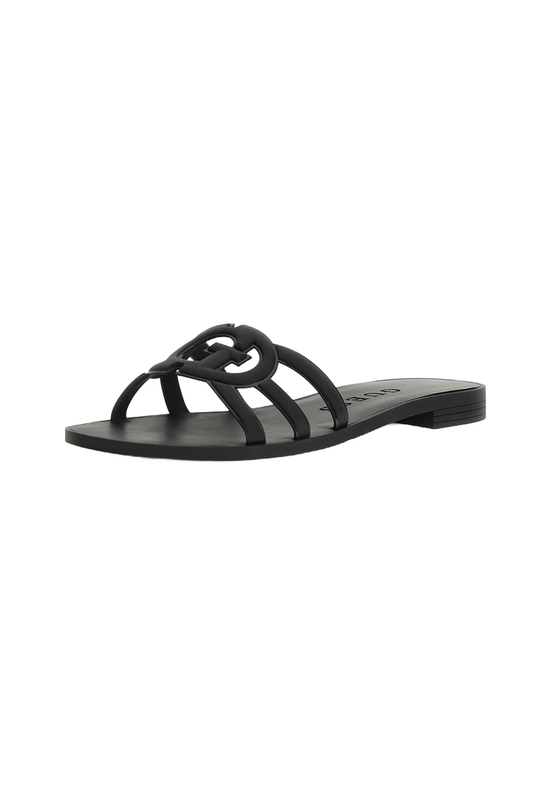 Guess ELYHO Pool slides schwarz/black Zalando