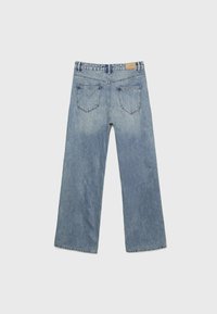 Stradivarius Relaxed fit jeans - stone blue denim
