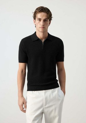 Mango, ADULT - Polo - black