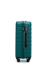 WITTCHEN MEDIUM SUITCASE WITH LUGGAGE TAG FROM ABS - Trolley - green