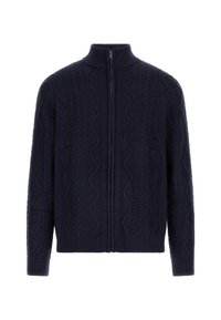 Guess REISSVERSCHLUSS - Cardigan - blau
