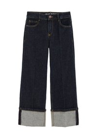 WE Fashion Tiesaus kirpimo džinsai - dark blue