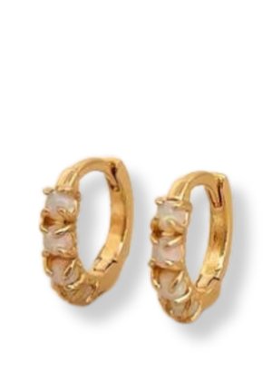 TINY HOOP OPAL SET - Oorbellen - gold coloured