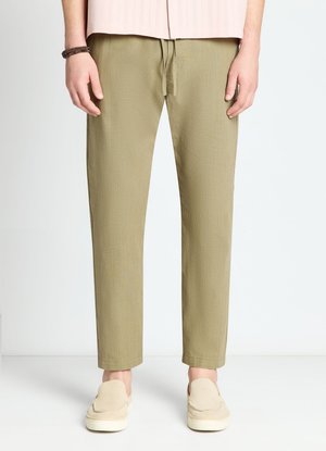 Calliope PANTALONE LUNGO TINTA UNITA - Pantaloni - verde militare opaco