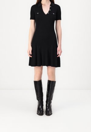 Strickkleid - black