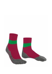 FALKE RU COMPRESSION STABILIZING RUNNING LIGHT CUSHIONING - Chaussettes de sport - red