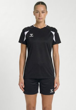 Hummel, CORE 2.0  - Тениска с щампа - black white