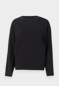 BASIC LONG SLEEVE TEE - Topper langermet - off black