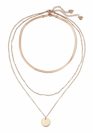 SET OF 2 LAYERING - Halskette - rosegoldfarben
