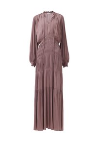 Leem SHIRRED WAIST - Vestido largo - brown