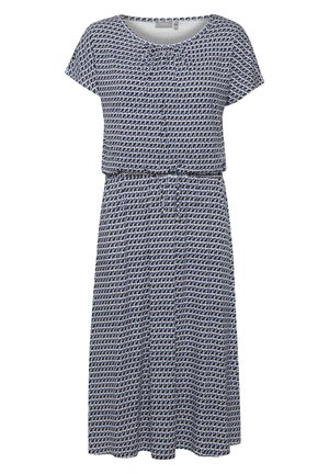 Fransa FRFEDOT - Vestito casual - graphic /nebulas blue mix